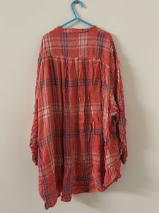 Plaid Tunic Top