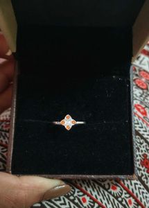 Sparkling Clover Ring pure silver # fixed price