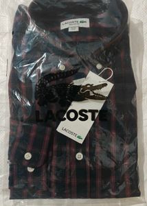 Lacoste Plaid Button-Down Shirt