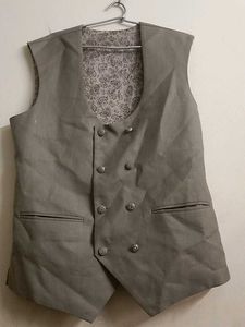 Men's Grey Formal Vest