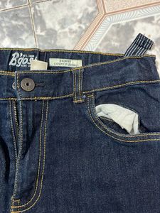 Classic Dark Wash Denim Jeans