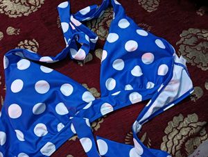 Blue Polka Dot 🤎 Top