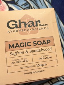 Ghar Magic Soap And Exfoliating Gloves