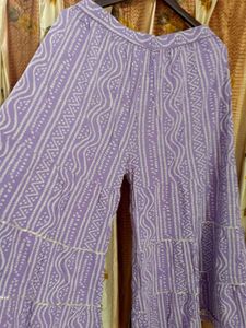 Lavender Sharara Set with Dupatta