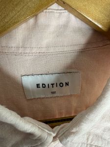 Beautiful Light Pink Button-Down Shirt