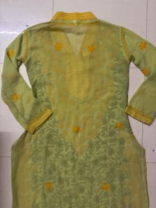 Heavy Chikankari Embroidered Kurta