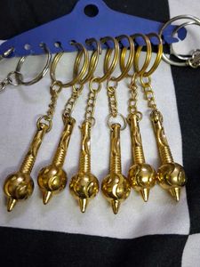 Set of 6 Golden Mace Keychains