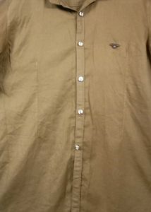 Men's Brown Casual Shirt