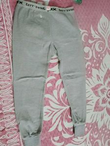 87.Comfortable Grey Thermal Bottoms