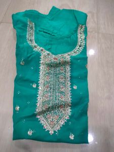 XXL unsed Embellished Teal Kurta Top