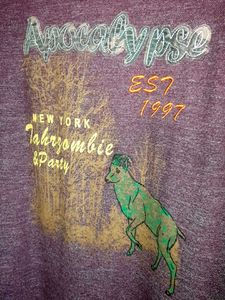 Men's Purple Marled Polo Shirt
