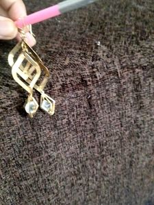 Elegant Gold Geometric Drop Earrings