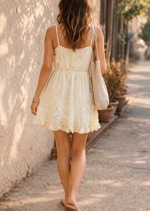 Pinterest Aesthetic Boho Lace Mini Dress