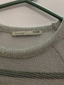 Zara Sparkling Silver Maxi Dress