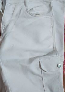 Chic White Jeans (only one time wearing)