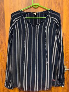 Lee Cooper -Chic Striped Long Sleeve Tunic