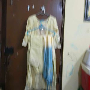 Elegant Yellow Kurta Set with Dupatta