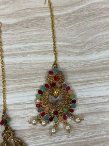 Colorful Maang Tikka Set