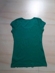 Emerald Green H&amp;M Basic Tee