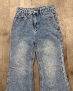 High Rise Flared Denim Jeans