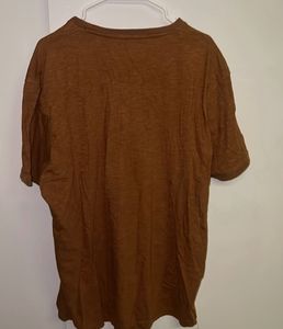 Brown Short Sleeve Pocket T-Shirt