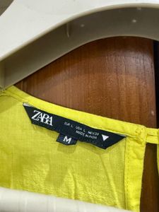 Neon Yellow ZARA Mini Dress