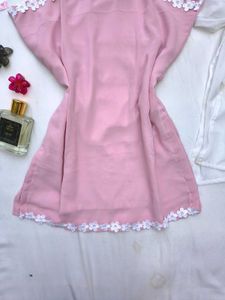 Dreamy spaghetti corset kurti with scarf 🌷