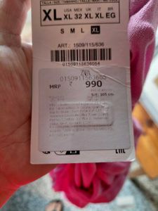 Pink Ribbed Short Sleeve T-Shirt