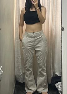 Zudio Beige Bell bottoms