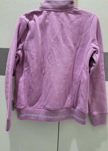 Lavender Zip-Up Track Jacket
