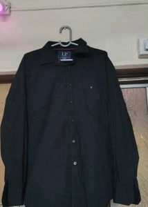 Louis Philippe Black Shirt
