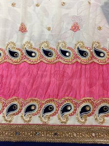 Used festive  wear saree With No Return/No Refund