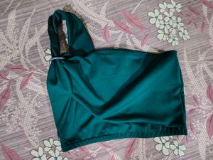 Teal Emerald Green top