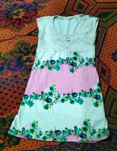 Floral Print Dress Material
