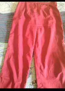 Maroon Palazzo Pants