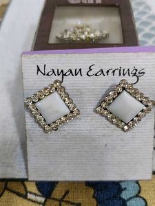 Heart Stud Earrings Set