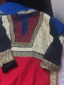 Embellished Kurta Set