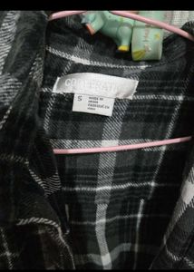 combo - tie dye cord set and flaid shirt dress