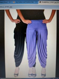 Purple Viscose Dhoti Salwar