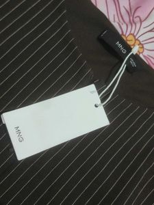 MNG Pinstripe Sleeveless Top