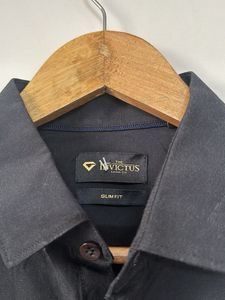 Men's Black Button-Down Shirt