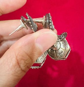 Radhe-Radhe Peacock Jhumka Earrings
