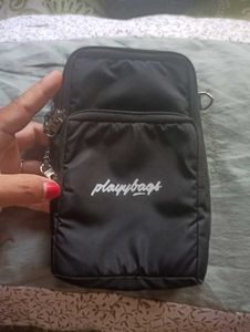 Stylish Black Playbags Crossbody Bag