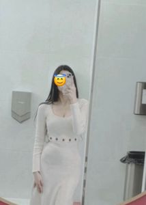 beige zara Bodycon Dress
