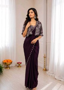 indo western saree modern sare