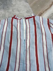 Striped Ethnic Gown
