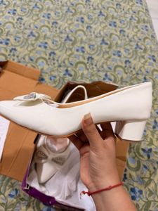 LAVIE IVORY BLOCK HEELS 👠✨