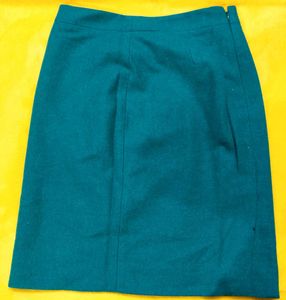 Teal Pencil Skirt