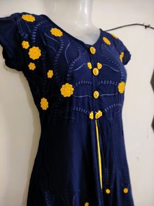 (FREE DELIVERY)FULL LENGTH ETHNIC GOWN