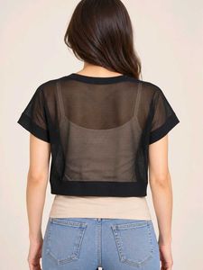 Sheer Black Kimono Cardigan